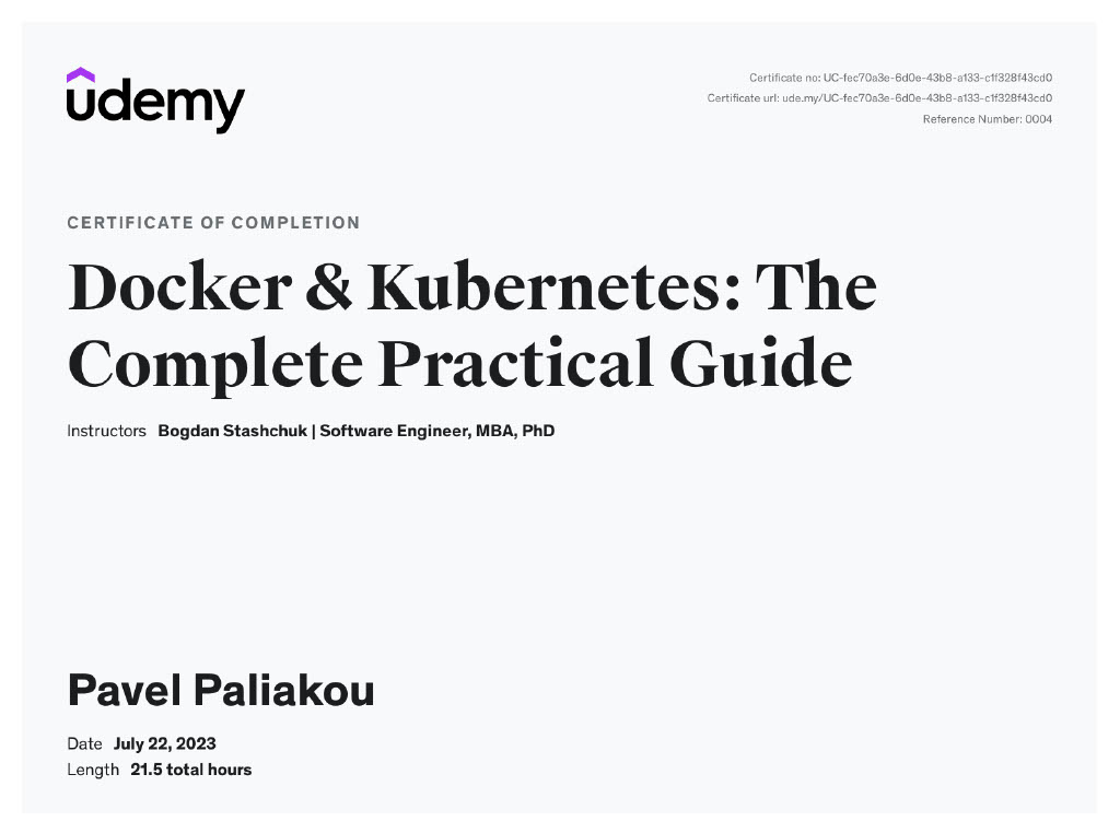 Docker & Kubernetes: The Complete Practical Guide